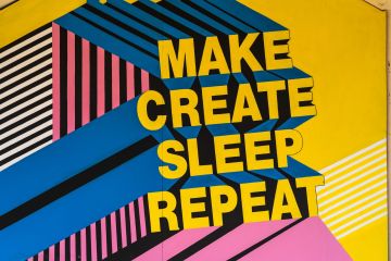 Illustration Make Create Sleep Repeat